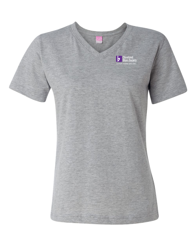 John J Adams Ladies V-Neck Tee