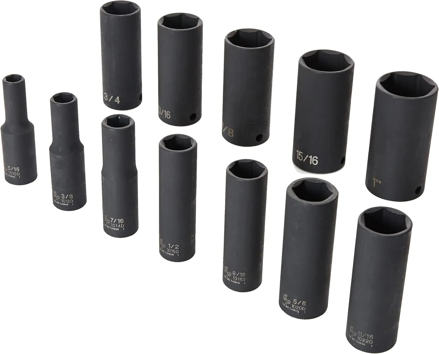 Grey Pneumatic 3/8" Drive Deep Socket Set