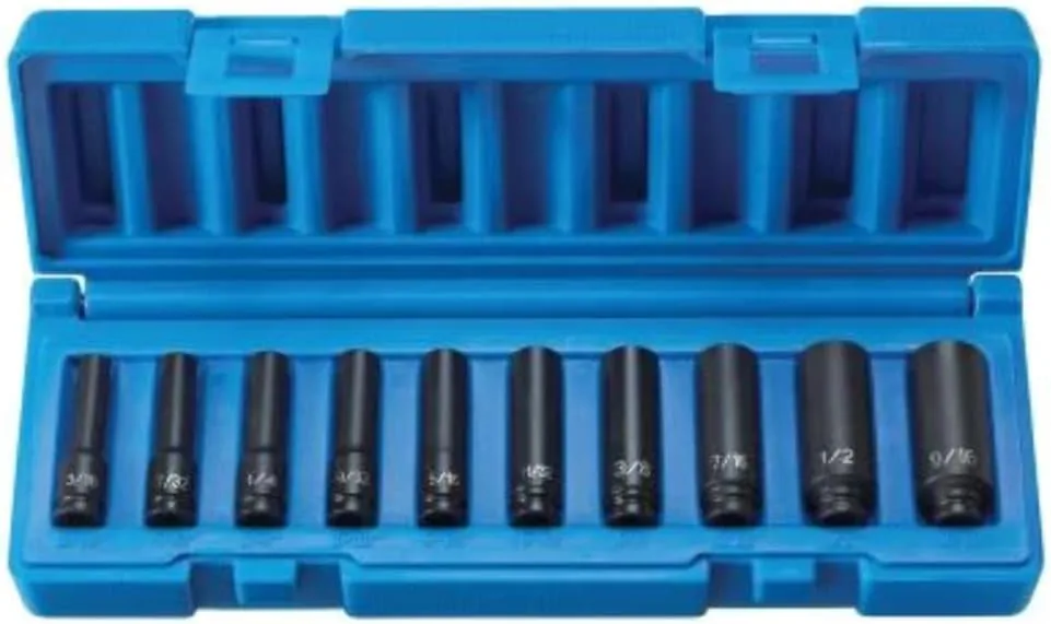 Grey Pneumatic GRE9710D 1/4" Surf. Drive Dp Set