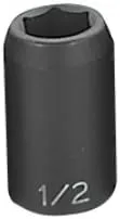 GREY PNEUMATIC 2016 Standard Socket, 1/2" Drive