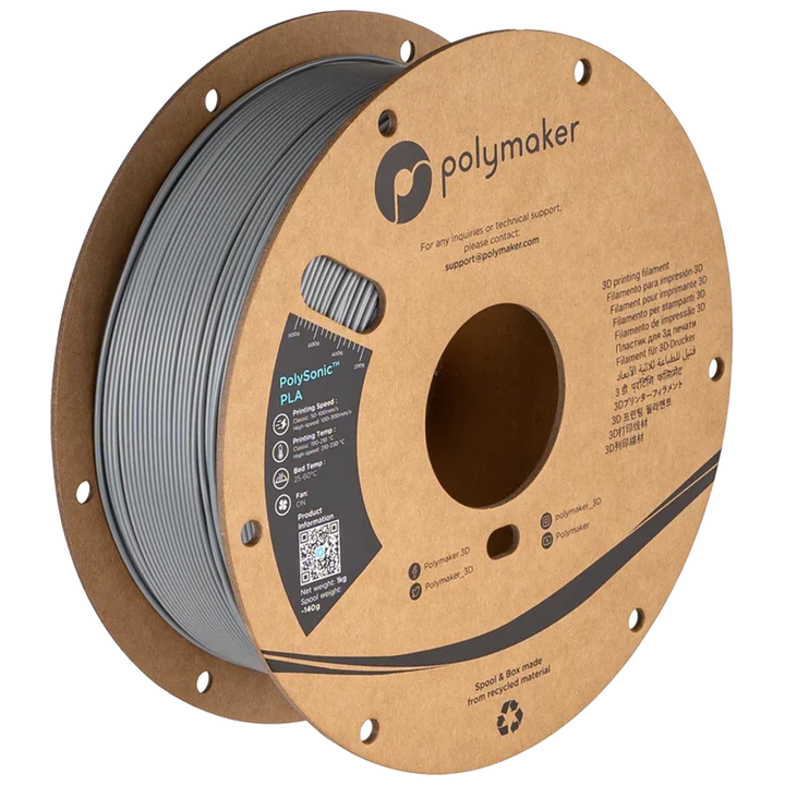    PolySonic™ PLA (1.75mm, 1000g) Grey