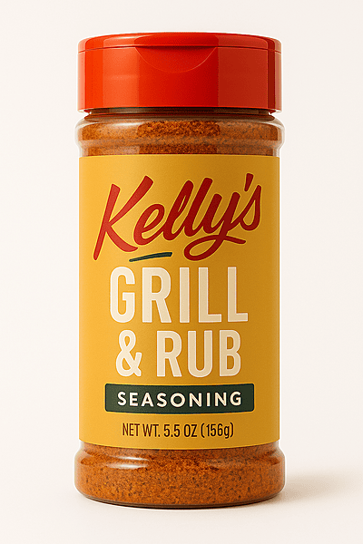 Kelly's Grill N Rub Seasoning, 16 oz.