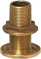 GROCO 1-1/2" NPS NPT Combo Bronze Thru-Hull Fitting w/Nut