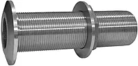 GROCO 1" Stainless Steel Extra Long Thru-Hull Fitting w/Nut