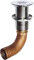 Deck Scupper 90 Degree 1-1/2" Hose Connection