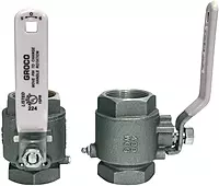 GROCO 1-1/2" NPT Stainless Steel In-Line Ball Valve