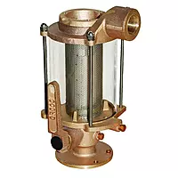GROCO 1-1/4" Ball Valve/Seacock & Raw Water Strainer Combo