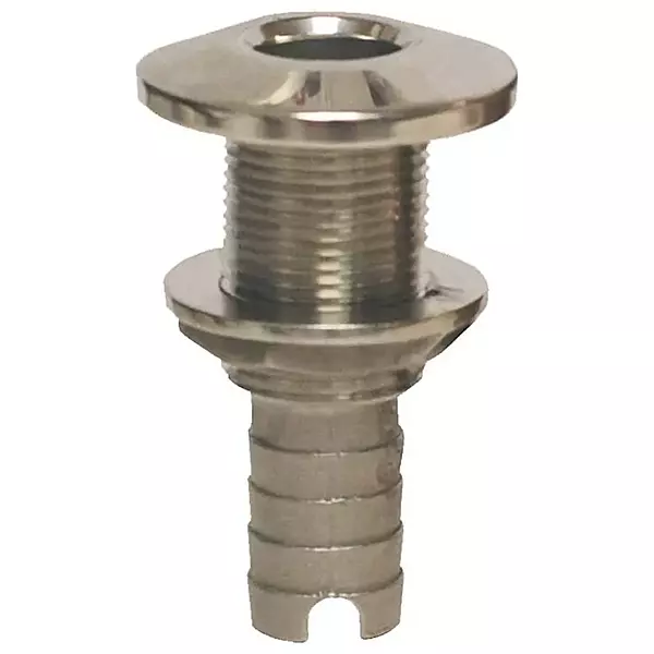 GROCO Stainless Steel Hose Barb Thru-Hull Fitting - 1"
