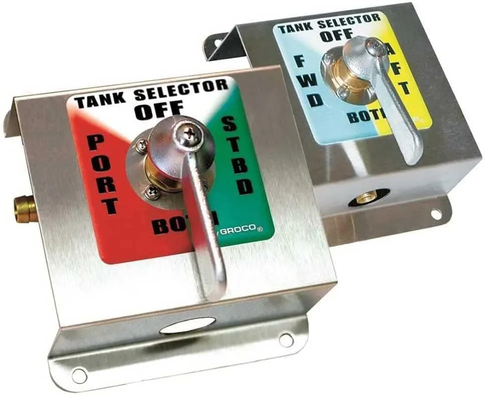 GROCO 1/2" 4-Way Tank Selector Kit