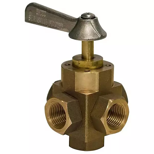 GROCO 1/2" 5-Port Tank Selector Valve