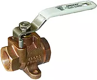 GROCO 1/4" NPT Bronze Inline Fuel Valve