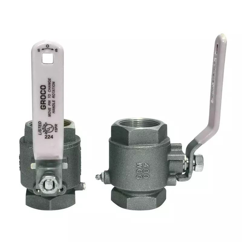 GROCO 1/4" NPT #316 Stainless Steel in-Line Ball Valve