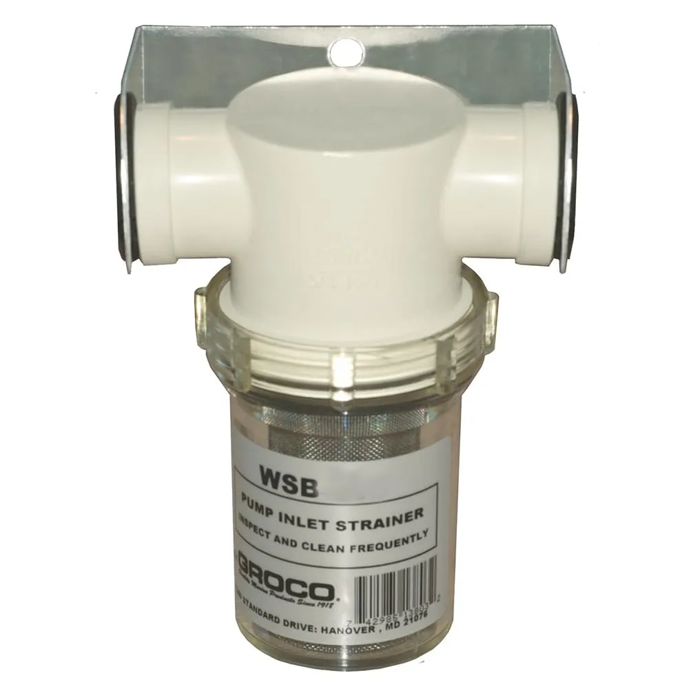 Groco Paragon Inlet Strainer (Size: 3/4 Basket Type: 40 Mesh Stainless Steel)