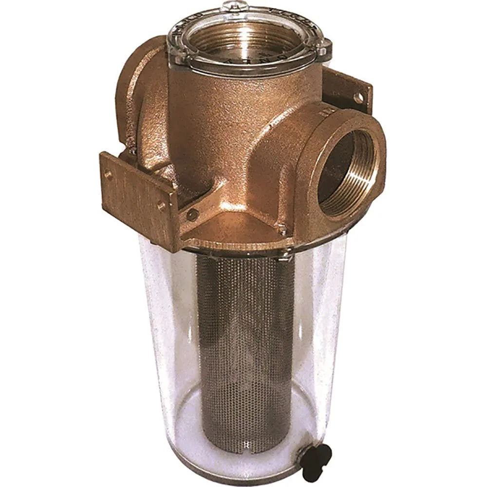 GROCO ARG-1000 Series 1" Raw Water Strainer w/Stainless Steel Basket
