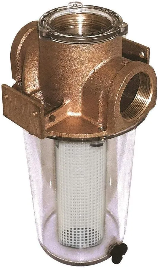 GROCO ARG-755 Series 3/4" Raw Water Strainer w/Non-Metallic Plastic Basket