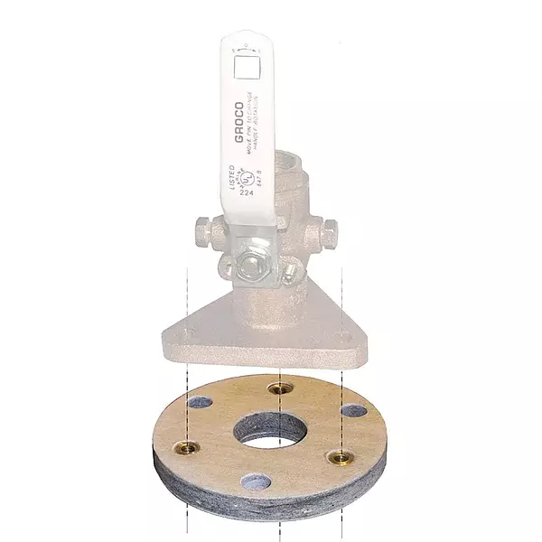 GROCO Backing Block f/2" & 2-1/2" Seacocks