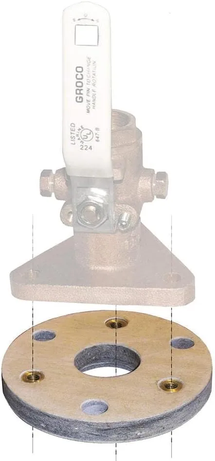 GROCO Backing Block f/2" & 2-1/2" Seacocks