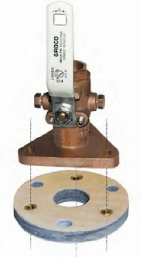 GROCO Backing Block f/3/4 & 1" Seacocks