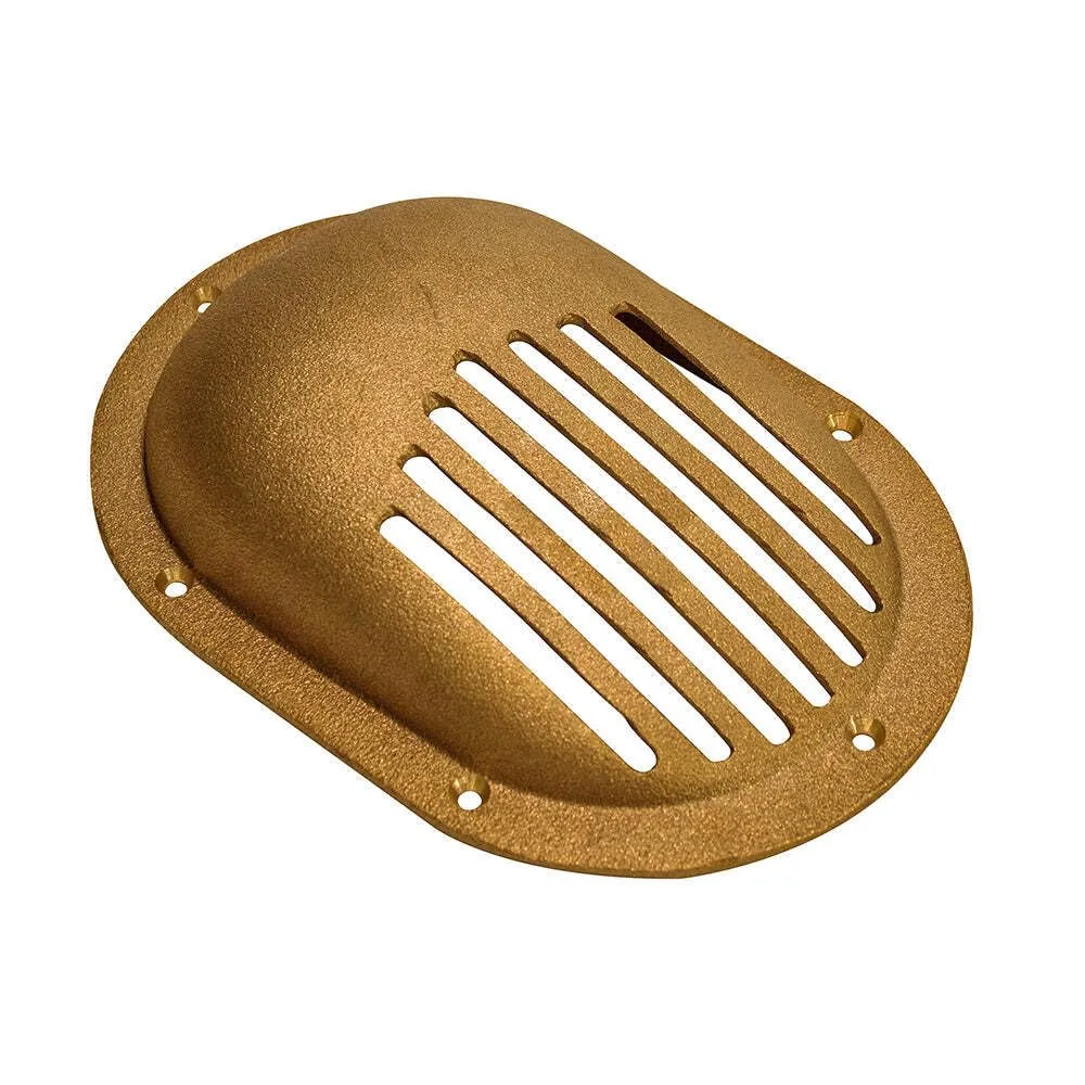 GROCO Bronze Clam Shell Style Hull Strainer
