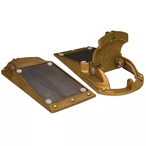 GROCO Perforated Hull Strainer w/Access Door 3" Max Thru-Hull