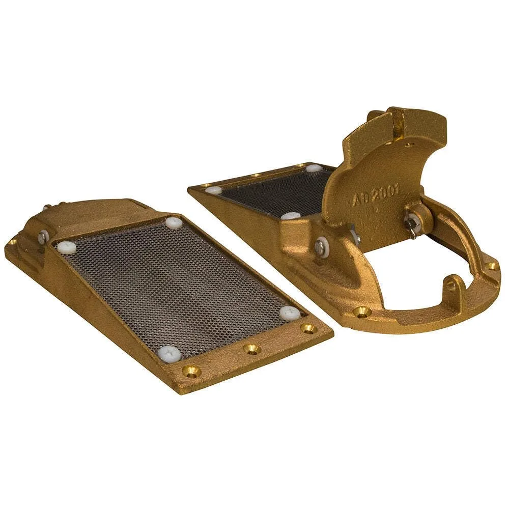 GROCO Bronze Hull Strainer with Access Door