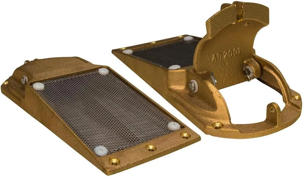GROCO Perforated Hull Strainer w/Access Door 3" Max Thru-Hull