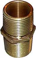 GROCO Bronze Pipe Nipple - 1-1/2" NPT