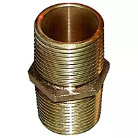 GROCO Bronze Pipe Nipple - 1-1/4" NPT