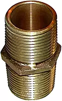 GROCO Bronze Pipe Nipple - 1-1/4" NPT