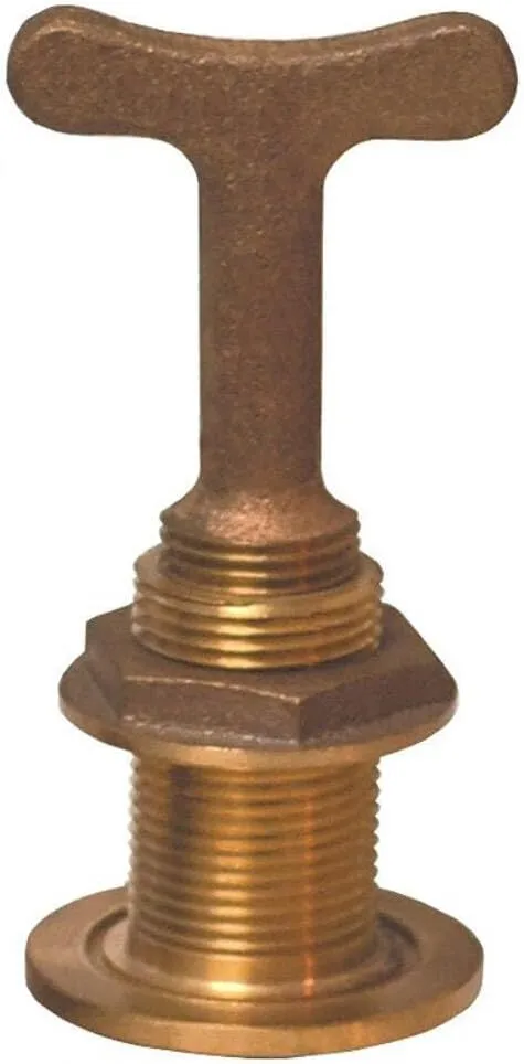 GROCO Garboard Drain w/Inside T-Handle Plug