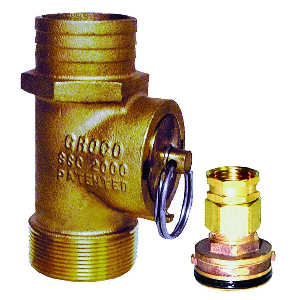 Gross Mechanical Labs (Groco) SSC750 3/4 ENGINE FLUSH KIT & ADAPTR SAFETY SEACOCK CONVERSION