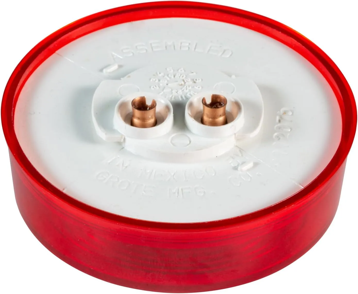 Grote 45812 2 1/2" Round Clearance Marker Light (Optic Lens) 1 Count (Pack of 1)