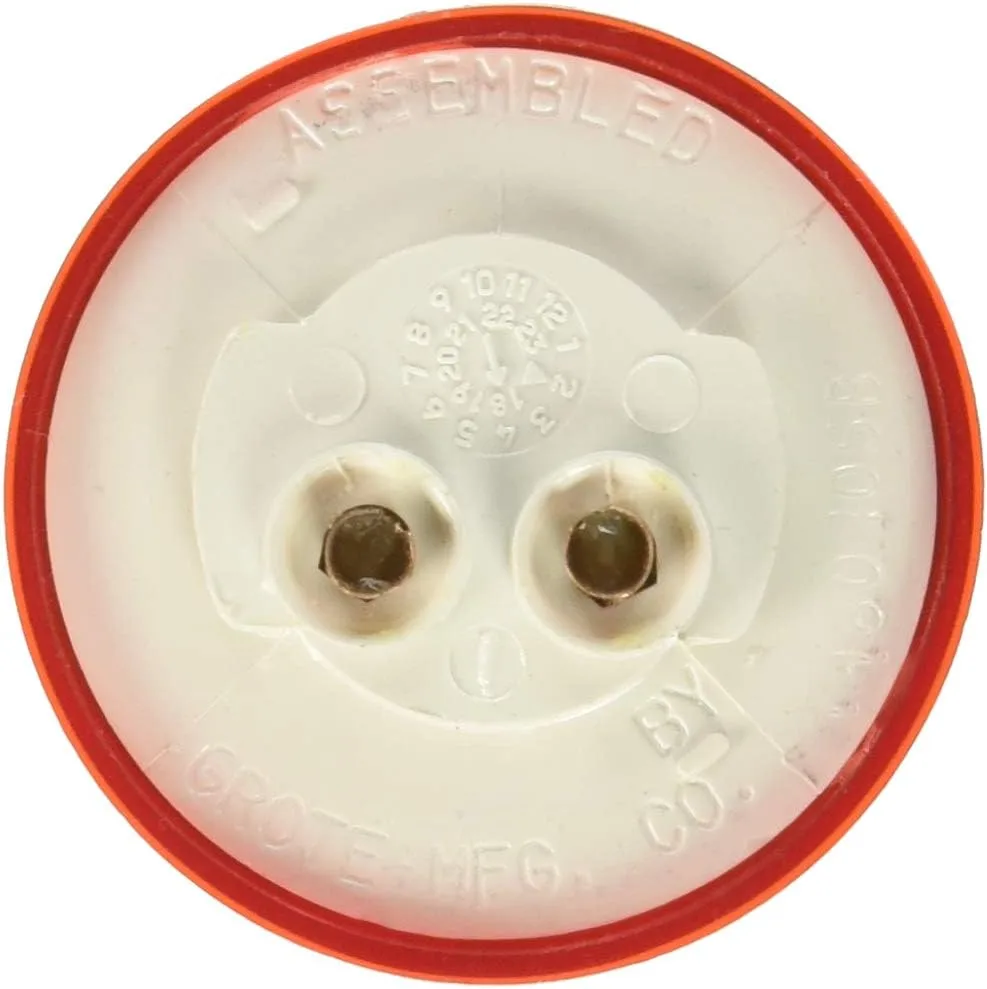 Grote G3002-5 Hi Count Red 2" 9-Diode LED Clearance Marker Light (Retail Pack)