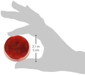 Grote G3002-5 Hi Count Red 2" 9-Diode LED Clearance Marker Light (Retail Pack)