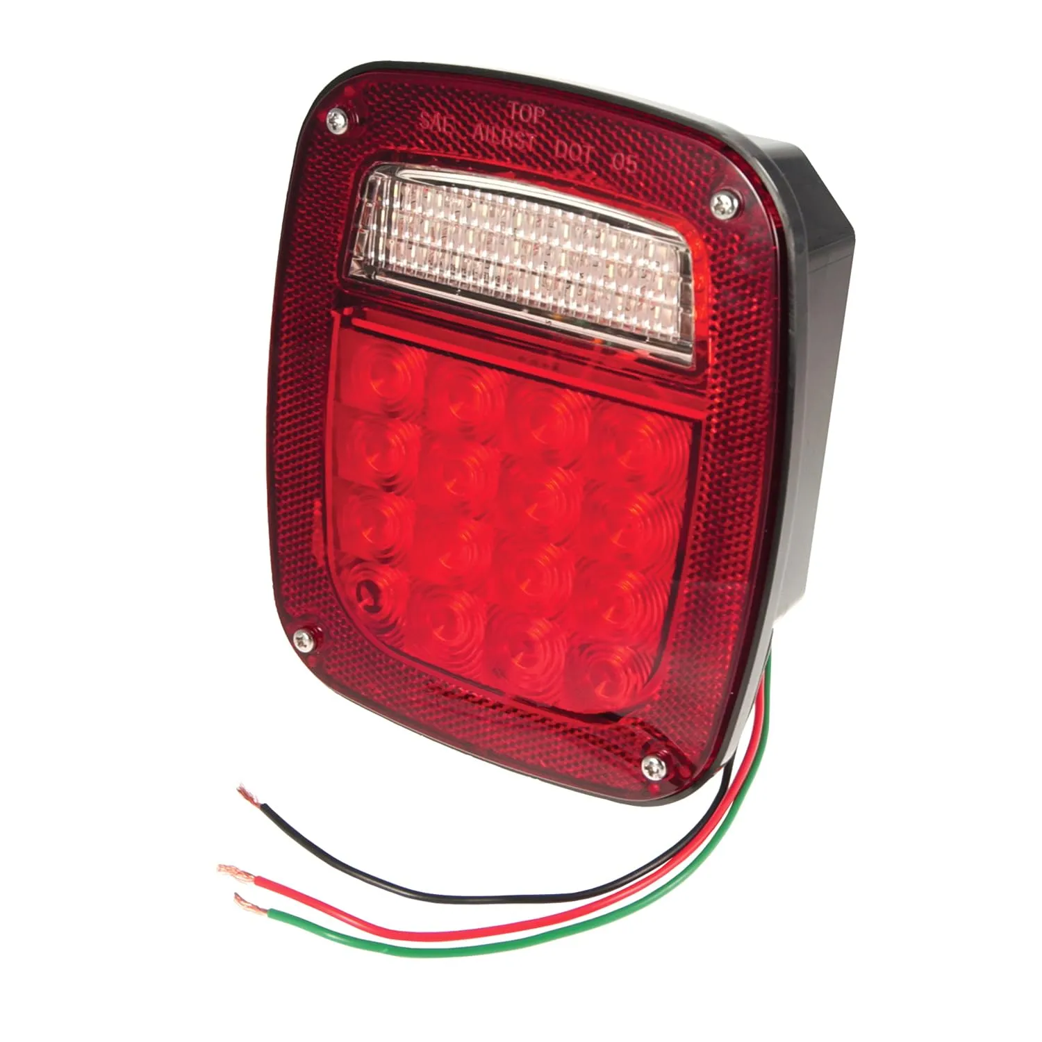 Grote G5082-5 Hi Count LED Stop Tail Turn Light (RH without Sidemarker) - Red