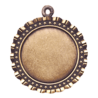 Antique Star Insert Holder Medal