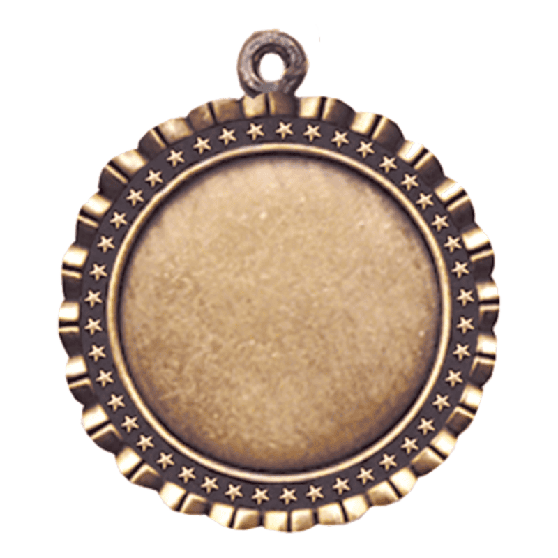 Antique Star Insert Holder Medal