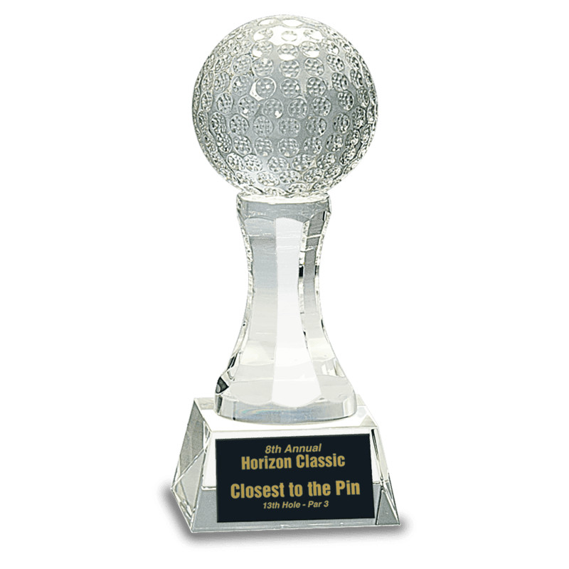 Crystal Golf Ball Clear Base