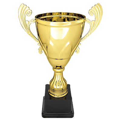 Metal Cup On Plastic Base