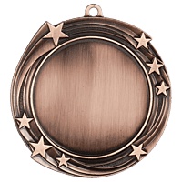 Swirling Star Insert Holder Medal