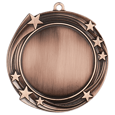 Swirling Star Insert Holder Medal