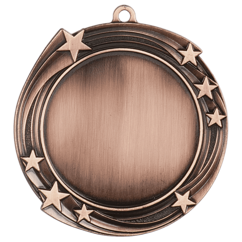 Swirling Star Insert Holder Medal