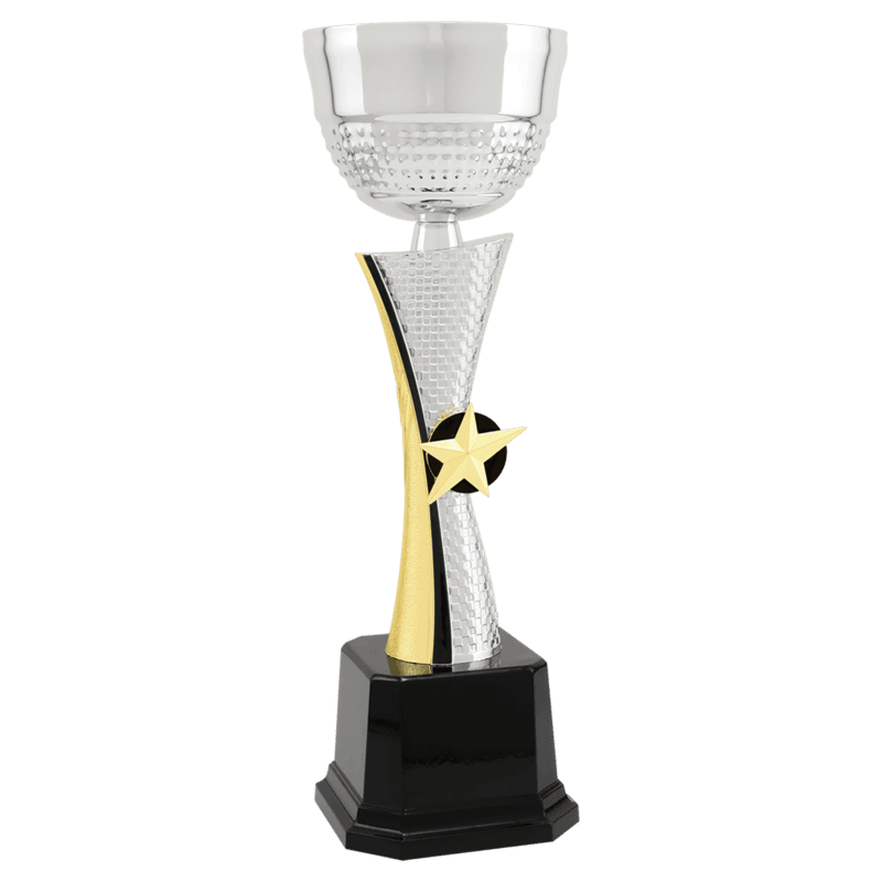 Textured Metal Cup Trophy