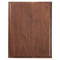 Premium Walnut Step Edge Plaque