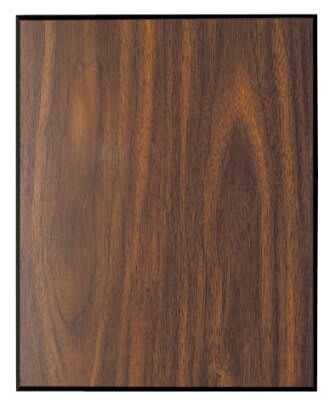 Walnut Finish Plaque with 45 Degree Bevel Edge