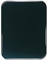 Piano Finish Round Corner Plaque