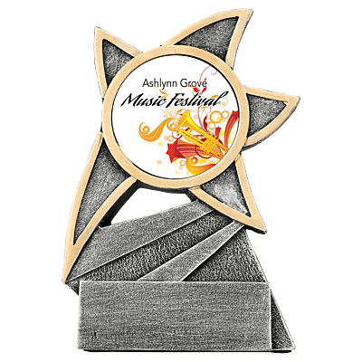 Jazz Star Resin Trophy