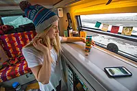 Outside Inside Backpack Portable Wood Block Travel Jenga Game Set