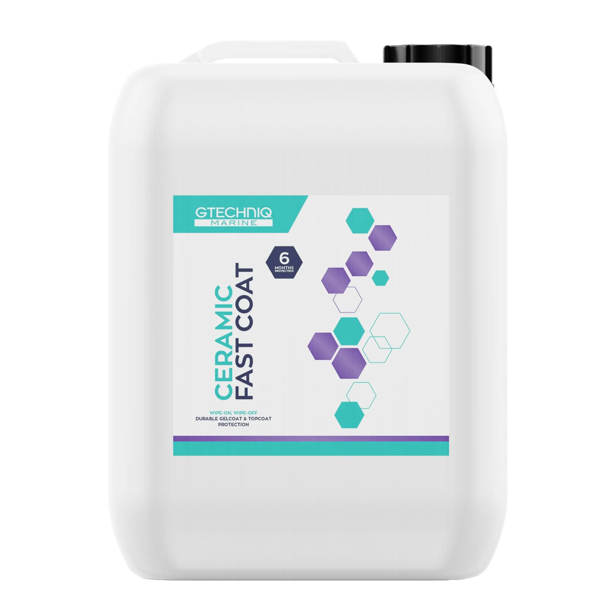 Gtechniq Ceramic Fast Coat - Marine Ceramic Coat - Spray-on, Wipe-Off Ceramic Sealant for Boats