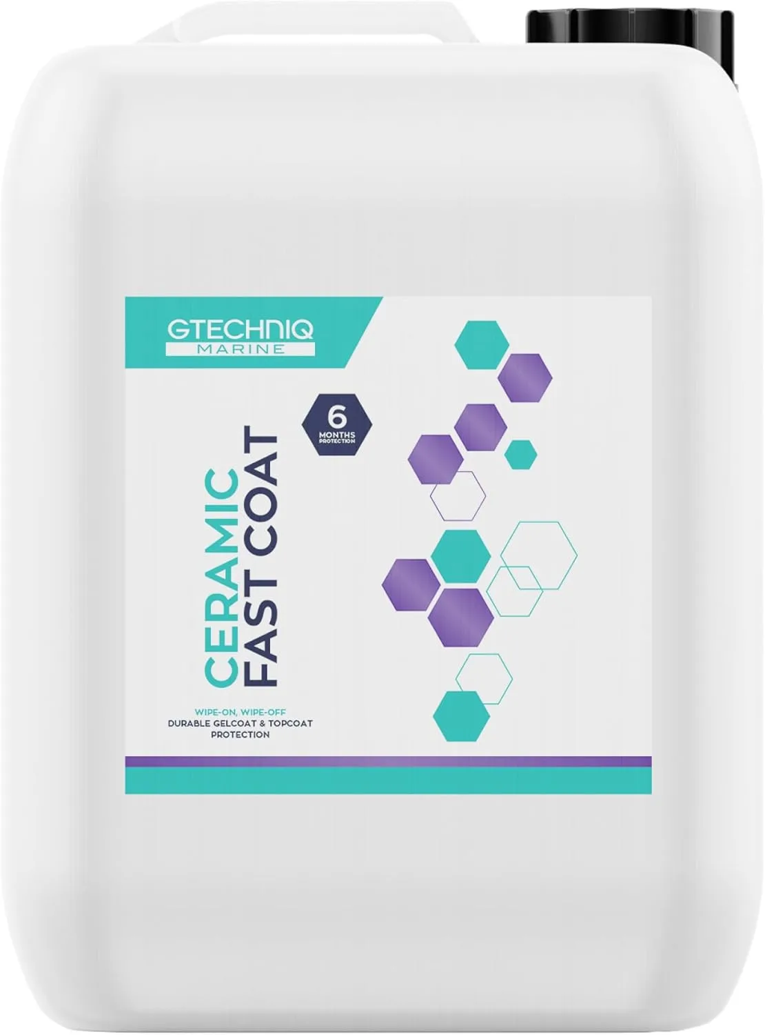Gtechniq Ceramic Fast Coat - Marine Ceramic Coat - Spray-on, Wipe-Off Ceramic Sealant for Boats